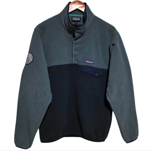 Patagonia x REI Lightweight Synchilla Snap-T Pullover Carbon Size Small - Picture 1 of 3